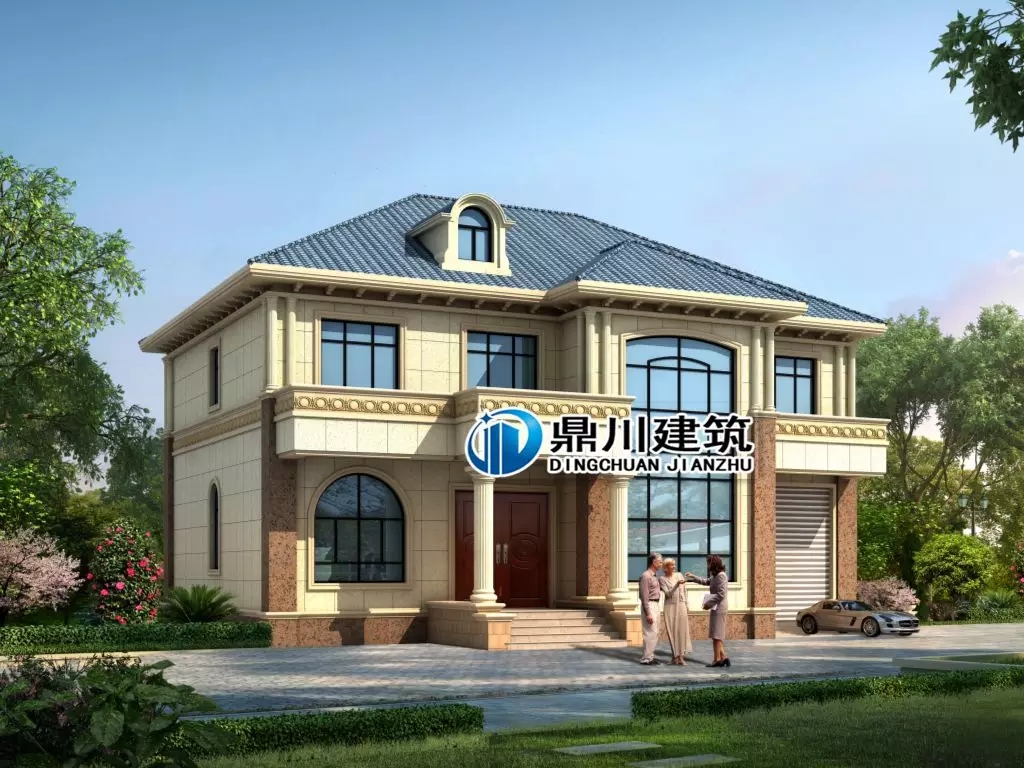 農村自建房巧用羅馬柱，讓房子高端大氣還不貴！
