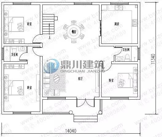 開間14米的大氣別墅，農村自建房就選10款圖紙