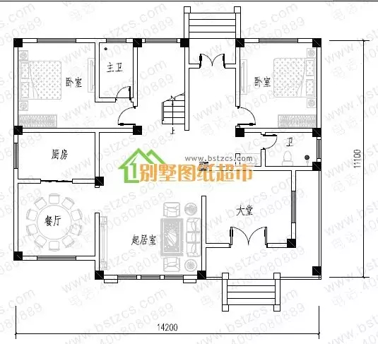 開間14米的大氣別墅，農村自建房就選10款圖紙