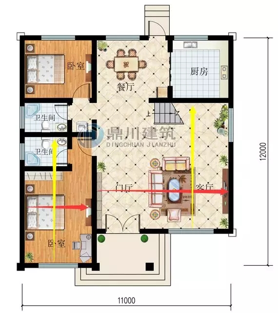 【干貨】教你如何看對戶型圖，建房的錢不浪費！