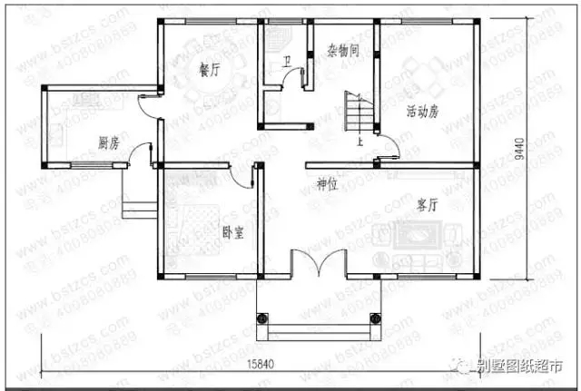 三款自建房別墅圖紙