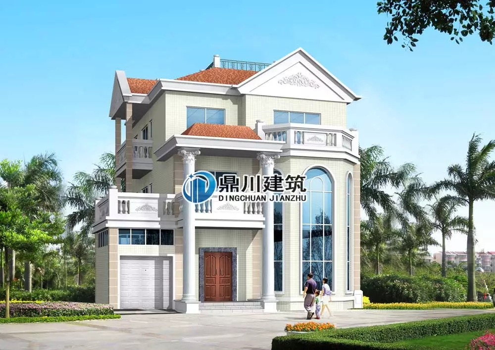 農村自建房巧用羅馬柱，讓房子高端大氣還不貴！